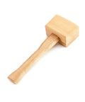Wooden Mallet 9.5 Inch Beech Hammer For Ice Crushing And Chisels Woodworking Hand Tool Pro Grade Durable Solid Carpenter Tool With Smooth Grip Handle For DIY Projects