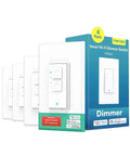 Smart Dimmer Switch For Single Pole Dimmable LED Lights, WiFi Enabled, Works With Alexa And Google Assistant, product packaging