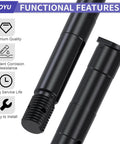 Heavy Duty Mini Bike Jackshaft Shaft Kit With 420 Sprocket For Coleman CT200U And Baja Go Kart Quick Swap Premium Steel Build clear view of black steel components