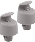 Pack Of 2 Grey Sun Visor Clip Holder Bracket Retainer For Nissan Altima X Trail Rogue Pathfinder Maxima Murano Armada Qashqai Teana And Infiniti QX56 QX60 Q50 QX50 Q70