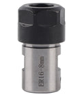 Precision ER16 Collet Chuck Extension Holder And Industrial Hardened Steel Shaft Extender Sleeve for CNC milling, 8mm size.