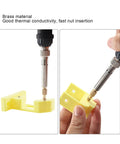 TS100 TS101 Soldering Iron Tips Kit With Brass M2 To M8 Heat Set Inserts Replacement Tips for TS100 and TS101 DIY 3D Printer Hot End