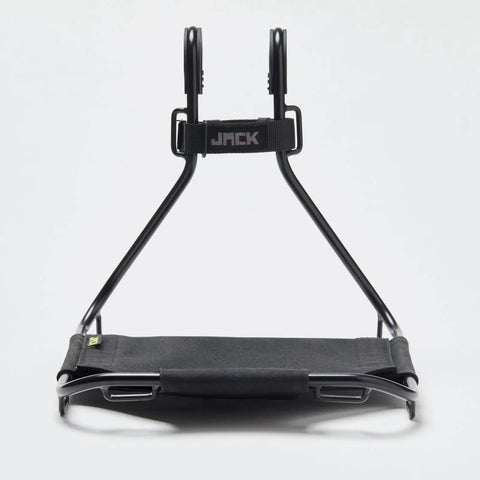 Jack The Bike Rack Front Rack Black Universal Fit Tool Free Install With Patented Strap System Beefy Stainless Steel 304
