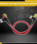 TIPM Repair And Fuel Pump Relay Bypass Cable Plug And Play Kit with red wire and yellow fuse adapter.