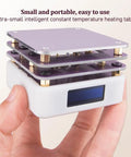 65W Mini Hot Plate Soldering Station For SMD Preheating And Desoldering with LED display in hand