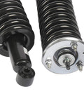 Close-up of Complete Strut Spring Assembly Shock Absorber For Nissan Frontier 2005 To 2014 Front And Rear Pair Set Of 4 Built For A Smooth Ride And Easy Install For DIY Enthusiasts No Hassle showing coil and mounting details