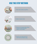 Tutorial steps for using Rock Solid Jewelry Glue For Crystals And Rhinestones Instant Bond Adhesive in jewelry making.