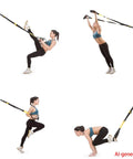 Heavy Duty Adjustable Resistance Band Wall Anchor With Dual Steel Rails And Smooth Glide Carriages For Instant Home Gym Rig Setup Quick Install Mounting Kit No Bands Included, showing exercise poses.
