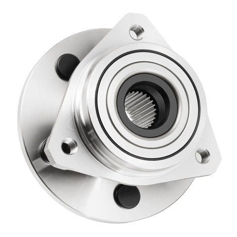 Close-up of Beefy Front Wheel Hub Bearing Assembly 2 Pack For Jeep Wrangler TJ 1997-1999, Wrangler YJ 1990-1995, non-ABS