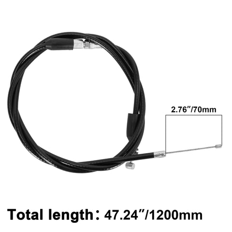 7/8 Inch Thumb Throttle Cable Assembly For ATV Quad Go Kart Baja Mini Pit Bike 50cc To 250cc Replacement Cable With 1200mm Length And 82mm Spanner 22mm Mount Diameter Easy Install Plug And Play