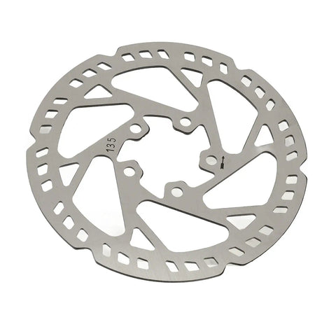 135mm Electric Scooter Brake Disc Replacement Stainless Steel Rotor Enhanced Heat Dissipation Smoother Braking Easy Install