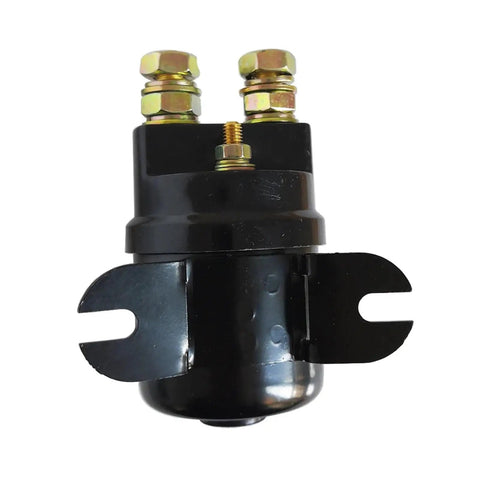 Built Tough Dc Contactor Motor Start Switch For Electric Forklift Stacker And Pallet Truck Supporting 12 24 And 48 Volt Systems, showing top view with connections.