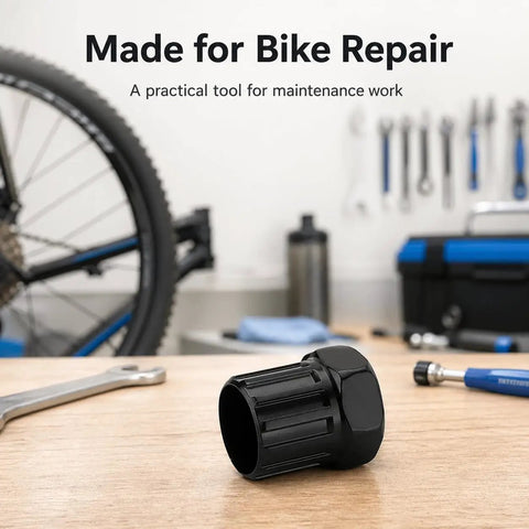 Ultimate Portable Bike Repair Tool 2.6 Cm Kit With Multi Function Set including workshop scene and freewheel remover