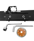 Tile Beveling Tool With Adjustable 45 Degree Stand And Built In Dust Removal Beveling Machine For Marble, Ceramic, Stone Home Workshop DIY Projects Pro Grade For Beginners And Hobbyists showing components