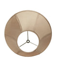 Top view of the bell shade from Traditional Resin Floor Lamp With Bell Shade In Golden Bronze Finish 60 Inch Tall 14 Inch Base Classic Pedestal Style
