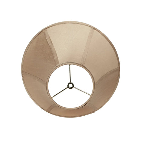 Top view of the bell shade from Traditional Resin Floor Lamp With Bell Shade In Golden Bronze Finish 60 Inch Tall 14 Inch Base Classic Pedestal Style