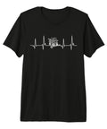 Farm Life Heartbeat Tee For Farmers Who Live For Harvest Season Funny Threshin Humor Graphic Shirt Unisex Premium Cotton Tee