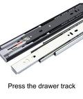 Professional Grade Full Extension Bottom Mounted Drawer Slides Concealed Heavy Duty Cabinet Hardware mounted drawer tracks.