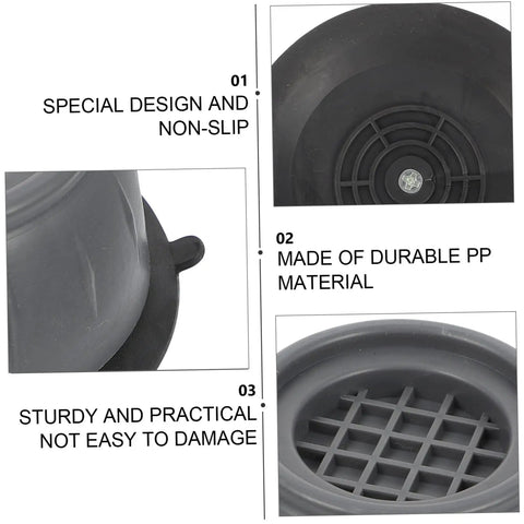 Non Slip Washing Machine Foot Mats and Refrigerator Stabilizers for Vibration Control, showing durable PP material and non-slip design.