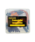 Servo Y Harness Splitter Cable 3 Pin Male To Female Extension Lead pack in clear plastic box with visible cables