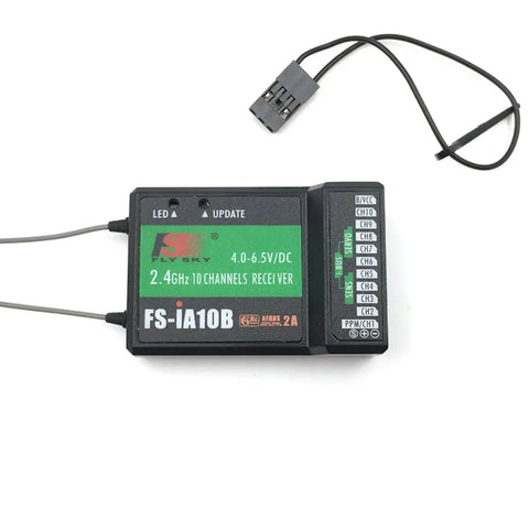 10 Channel 2.4GHz RC Transmitter With FS-iA10B Receiver And Upgrade Cable for helicopter plane quadcopter glider mode 2