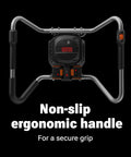 Go-To 40V Cordless Brushless Earth Auger With 8-Inch Bit, non-slip ergonomic handle, garden post hole digger grip detail