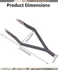 Watch Spring Bar Tweezers And Pliers Tool For Quick Strap Tweaks, Link Removal, And Bracelet Repair, Aluminum Alloy Durable Design