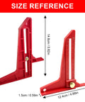 Precision ABS Aluminum Alloy Height Gauge For Woodworking Projects With Sturdy Construction Preventing Deformation And Dings Plus Easy To Read Accurate Measurements Up To Plus Or Minus Zero Point One Centimeters For Pros, size reference with measurement markings.