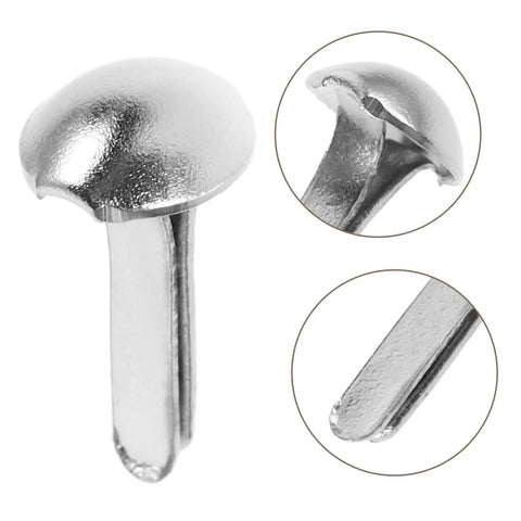 Mini Iron Brads For DIY Projects 100 Pack Paper Craft Fasteners For Shadow Puppet Making Kit And Scrapbooking Embellishments Repairs Metal Fasteners For Craft Junkies