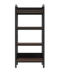 4 Tier Farmhouse Bakers Rack Heavy Duty Metal Wood Shelves Built Like A Tank Rock Solid X Brace Reinforcement Sleek Industrial Design Ultimate Kitchen Storage Solution 25.6 Inch Width front view