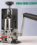Heavy Duty Wire Stripper Machine For Copper Cable Scrap Recovery Quick Drill Mount Auto Stripping Tool with alloy blades.