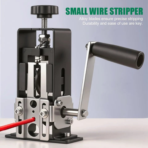 Heavy Duty Wire Stripper Machine For Copper Cable Scrap Recovery Quick Drill Mount Auto Stripping Tool with alloy blades.