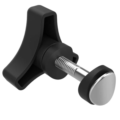 Replace Your Worn-Out Grips With This Heavy Duty 6 Pack Lawn Mower Handle Knob Nut Bolt Kit Featuring Durable Hard Plastic And Galvanized Iron Triangle Handles For A Rock Solid Hold On Any Mower Model black triangle knob with galvanized bolt