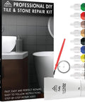 All In One Porcelain Repair Kit For Tile And Stone Diy Friendly Repair Of Marble Tub And Tile Refinishing Crack And Chip Filler