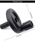 Replacement Hand Wheel Assembly For DW745 DWE7480 DCS7485T1 DCS7485B Table Saws 5140117-77 Rugged ABS Build, dimensions shown