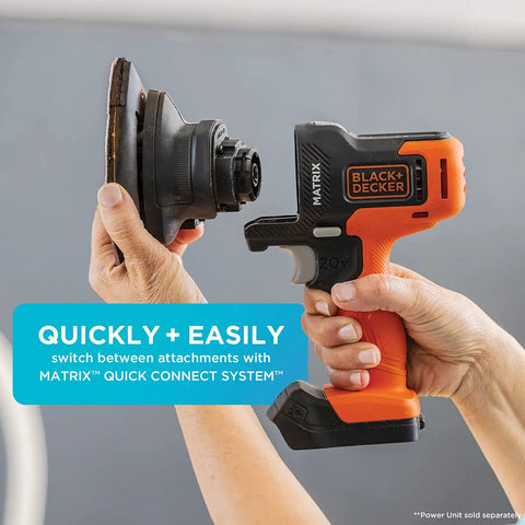 Matrix Sander Attachment For Multi Tool Compact Design For Tight Spaces Finish Sanding Rust Removal Dry Scrubbing Polishing