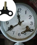 Sturdy Steel Clock Winding Key Set For Antique Grandfather Clocks And Mechanical Alarms, Smooth 4.4mm Square Inner Diameter