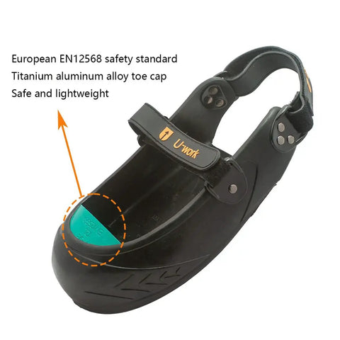 Lock And Load Steel Toe Overshoes With Dual Hook And Loop Straps For A Rock Solid Fit Extra Instep Support Keeps Footing Steady Crushing Site Walks Or Tour Duties Without Any Fuss Xl Green
