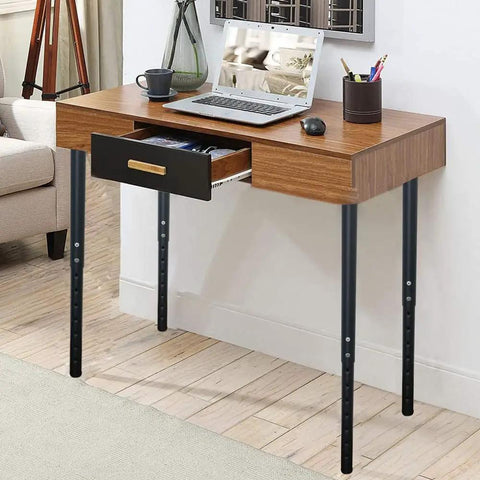 Adjustable Table Legs 22 To 36 Inches Steel Black For Dining Desk Side And Coffee Tables Diameter 42 Or 38 Mm 4 Pack Beefy Heavy Duty Support