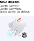 Kids Face Mask 50 Pack Black Nanofiber Filter Masks With Soft Elastic Earloops For All Day Comfort and Breathable Protection