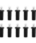 10 Pack Spring Loaded Cabinet Door Repair Pins For Shutters Doors And Windows Durable Plastic And Metal Telescopic Damper Pins