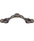 Bronze Vintage Drawer Pulls Set Of 10 Pcs Antique Floral Handles for jewelry boxes and craft chests, mini size, zinc alloy handle close-up