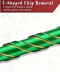 Masonry drill bit, green carbide, serrated 4-flute design