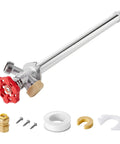 Frost Proof Outdoor Sillcock With No Fuss Anti Siphon Valve And Backflow Preventer Twelve Inch One Half Inch Push To Fit Connector