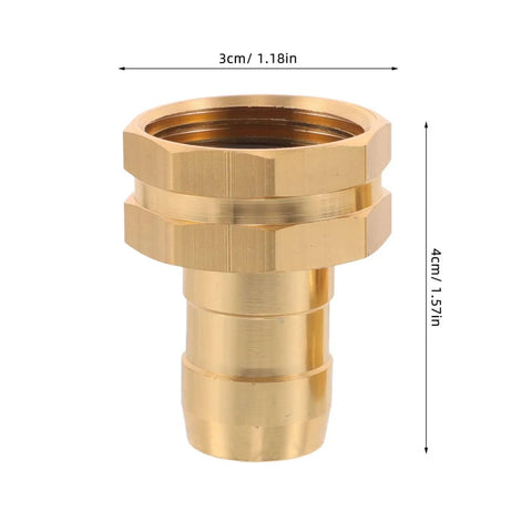 Upgrade Your Outdoor Gear With This Durable Brass Garden Hose Repair Kit Featuring Heavy Duty Clamps And Quick Connectors For Easy Fixes On Any Worn Or Leaking Watering Hose Setup Fast And Simple, 3x4cm brass hose fitting