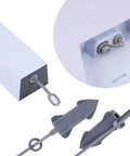 Dustproof And Waterproof Silicone Plug Caps For Starlink Mini Cable And Power Ports, close-up of attached caps on device
