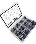 Electrolytic Capacitor Kit 158 Piece Set, 400V, 10 Values From 1uF To 100uF in organized aluminum case for prototyping