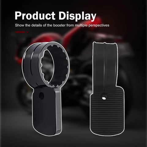 Rider Approved Setup For Guys Who Hate Wrist Strain These Universal Motorcycle Throttle Mounts showing ergonomic thumb throttle design.