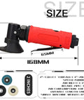 Beast Of A 2 Inch Air Angle Die Grinder Kit With 90 Degree Pneumatic Polisher Sander And Engraving Mill Includes Sanding Discs