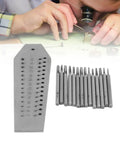 Super Cool Miniature Tap And Die Set Tool For Jewelry Making Or Watch Repair That Handles Tiny 0.7 To 2mm Metal Threads With Serious Precision And Ease. Steel taps and die plate for watch repair